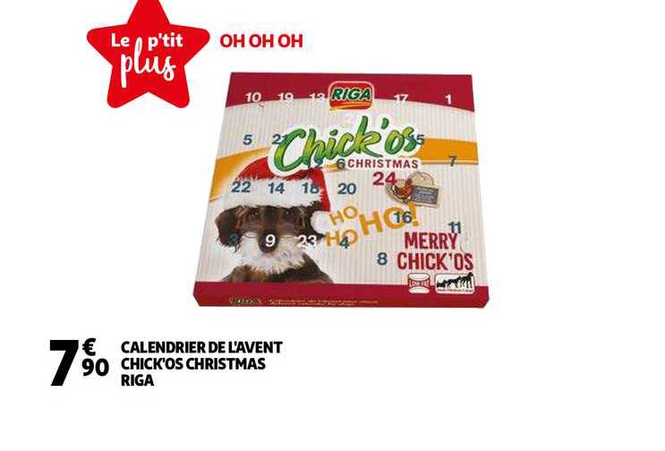 calendrier de l'avent chick'os christmas riga