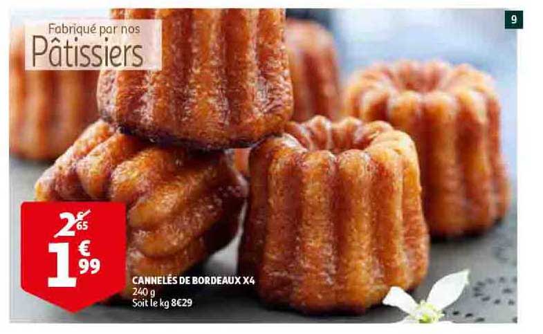 Cannelés De Bordeaux X4