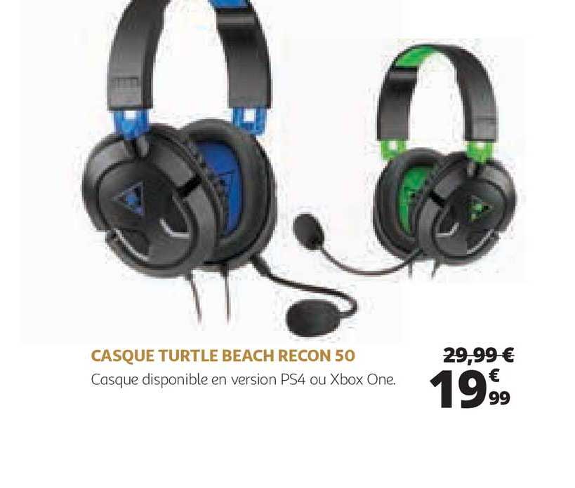 casque turtle beach recon 50