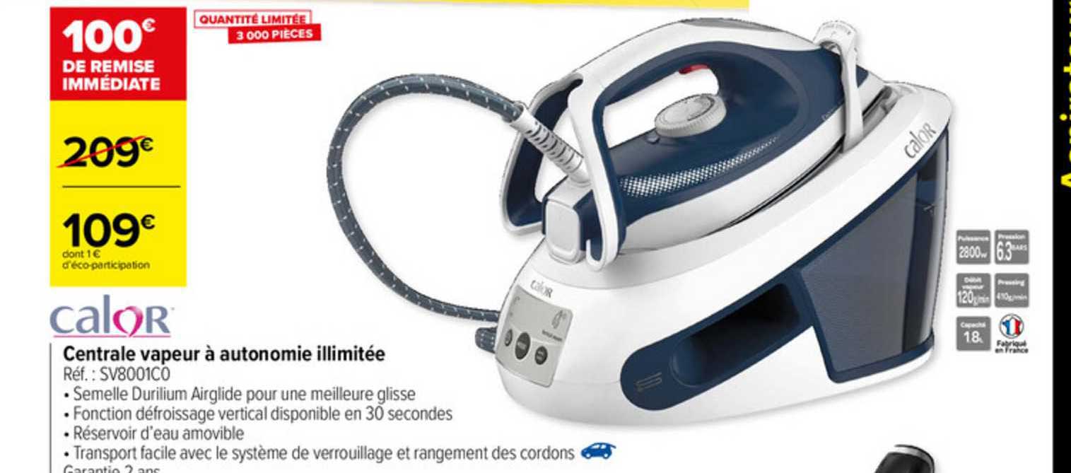 centrale vapeur à autonomie illumitée calor