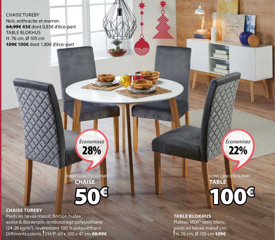 Chaise Tureby Table Blokhus