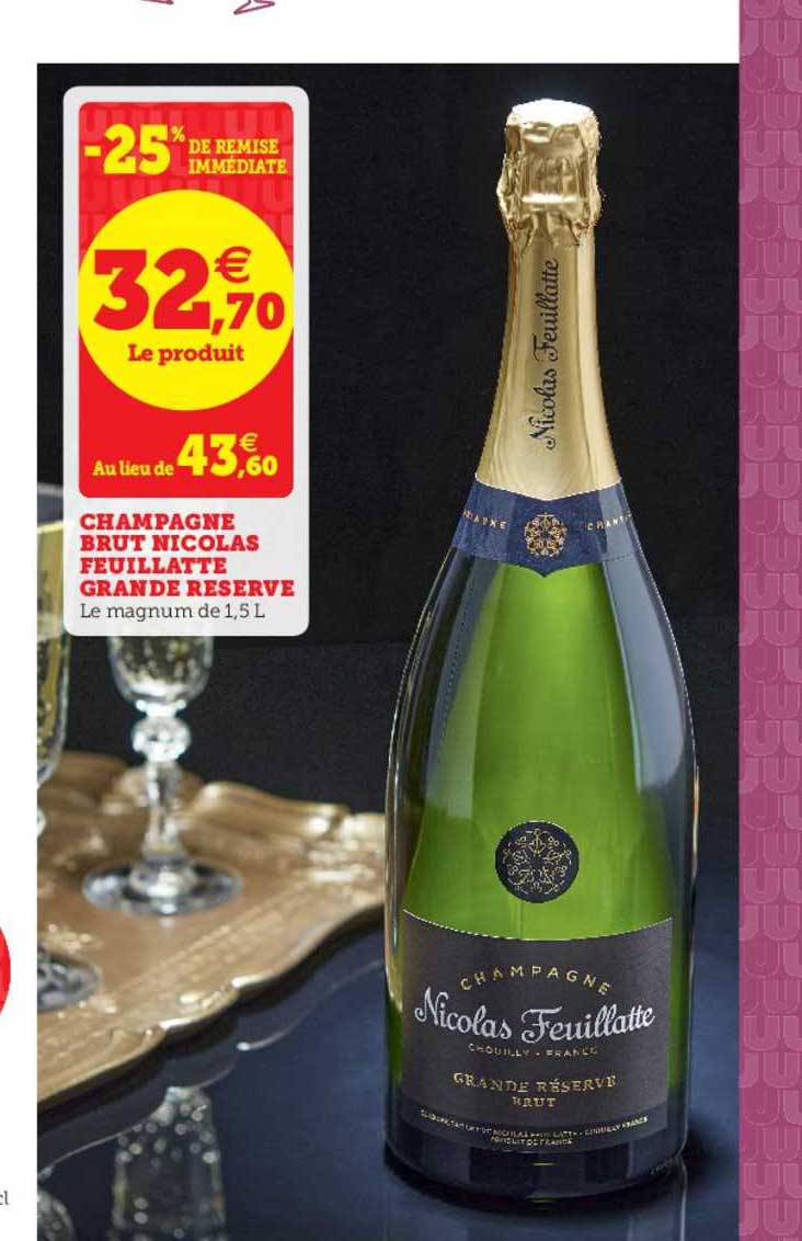 champagne brut nicolas feuillatte grande reserve