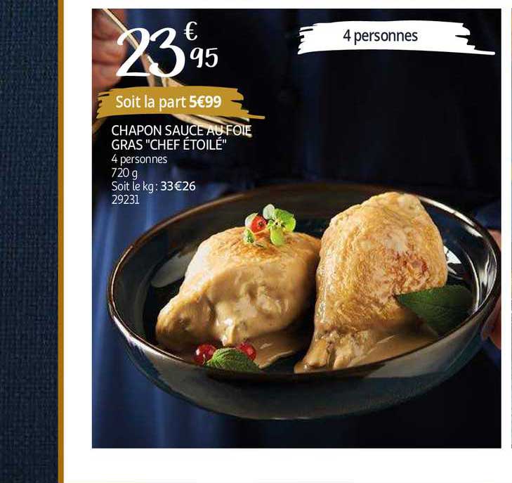 chapon sauce au foie gras "chef étoilé"