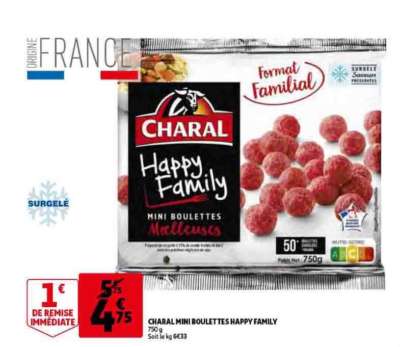 Charal Mini Boulettes Happy Family