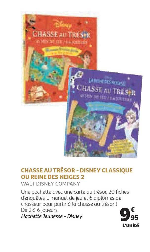 chasse au trésor - disney classique ou reine des neiges 2