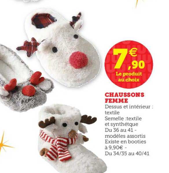 Chaussons Femme