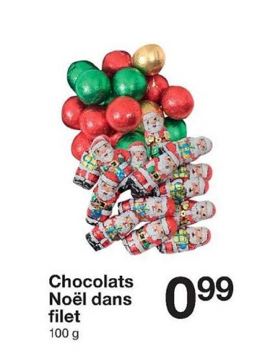 Chocolats Noël Dans Filet