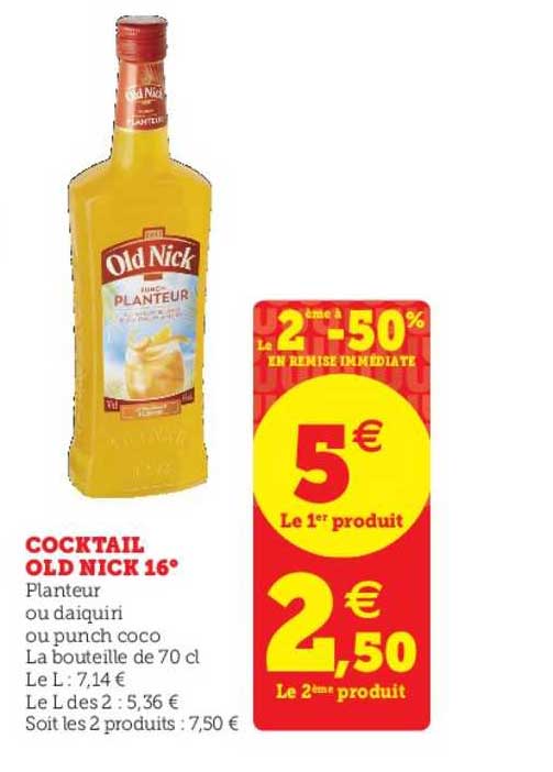 cocktail old nick 16°