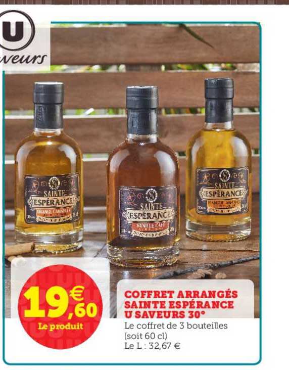 coffret arrangés sainte espérance u saveurs 30°