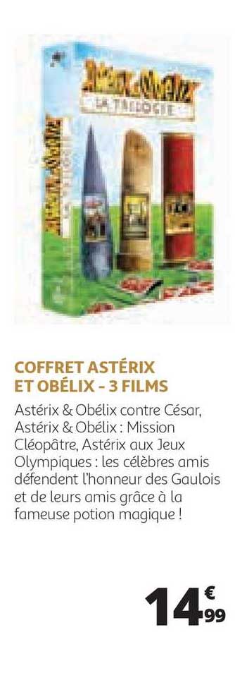coffret astérix et obélix - 3 films