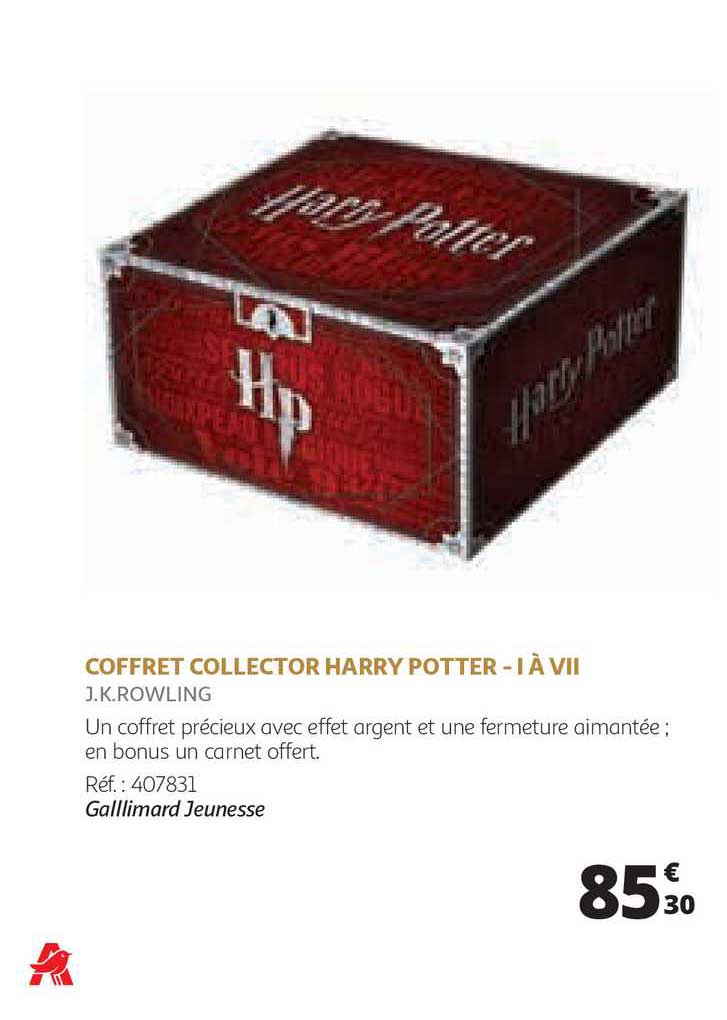 coffret collector harry potter- 1à 7
