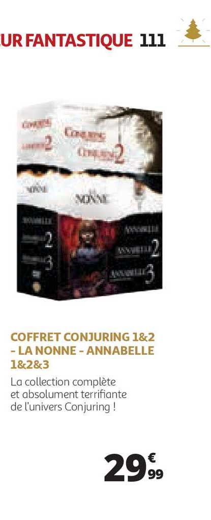 coffret conjuring 1&2-  la nonne - annabelle 1&2&3