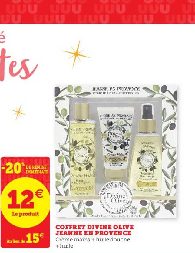 coffret divine olive jeanne en provence
