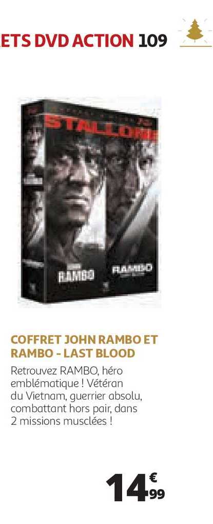 coffret john rambo et rambo - last blood