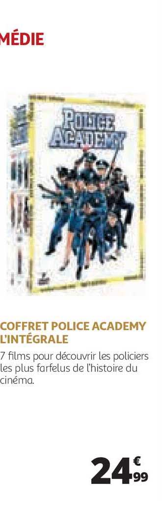 coffret  police academy l'intégrale