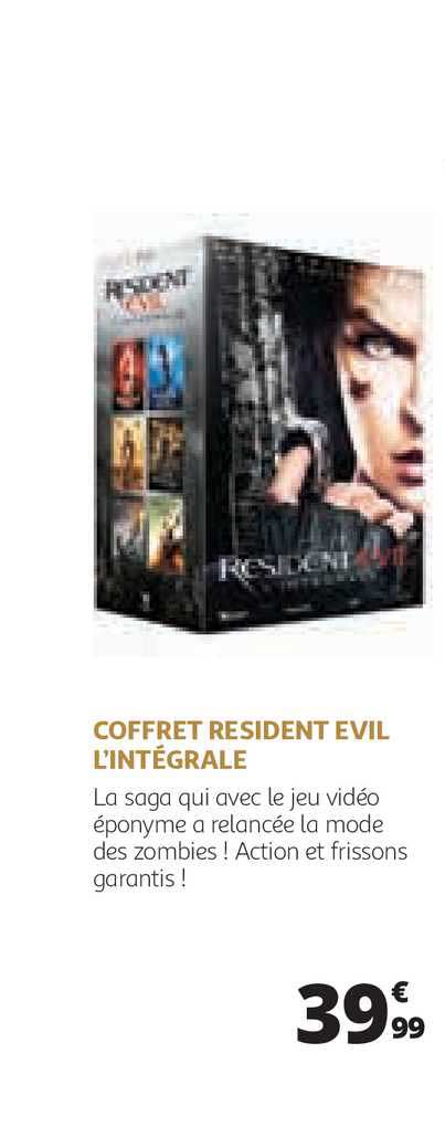 coffret résident evil l'intégrale