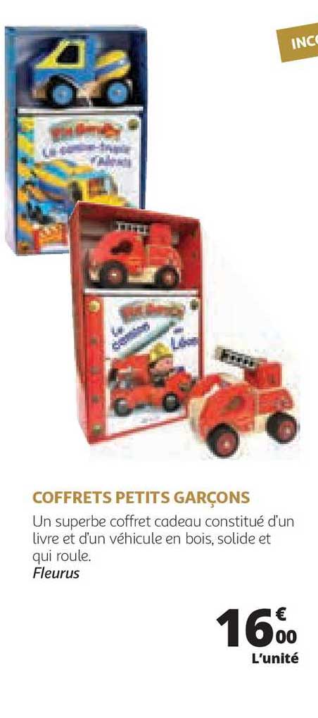 coffrets petits garçons