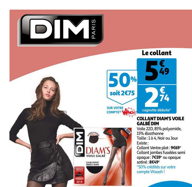 collant diam's voile galbé dim