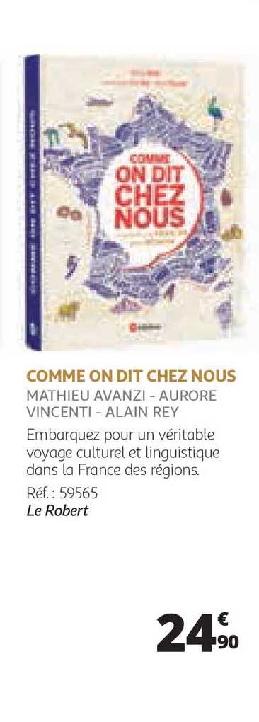 comme on dit chez nous