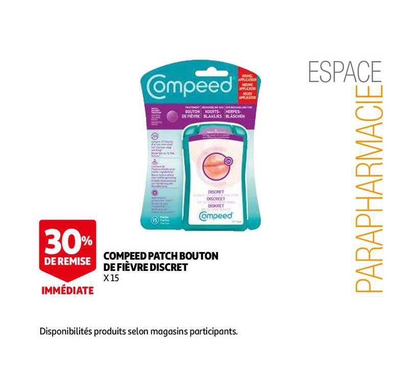 compeed patch bouton de fièvre discret
