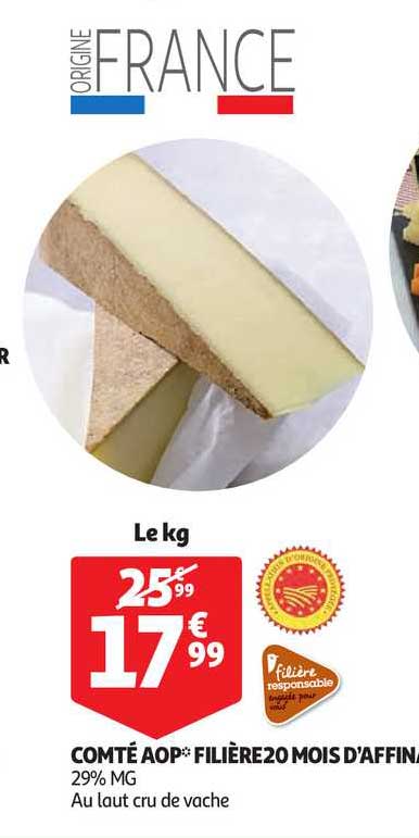 compté aop filière 20 mois d'affinage