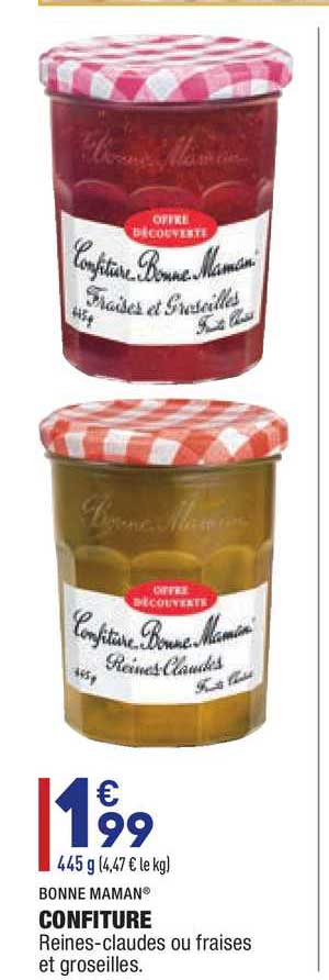 confiture bonne maman