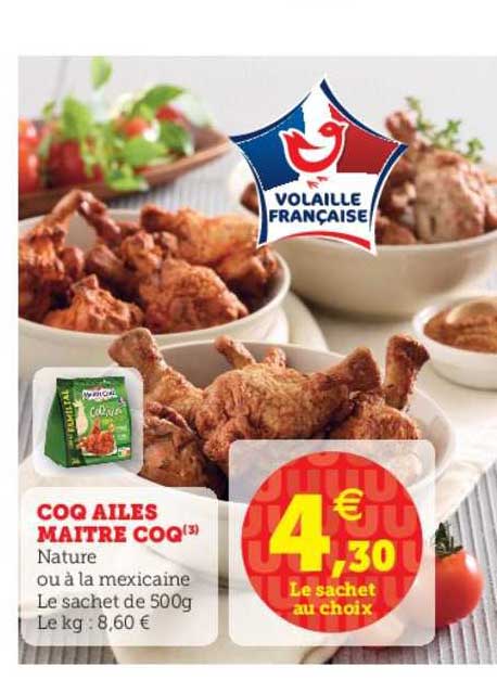 coq ailes maître coq