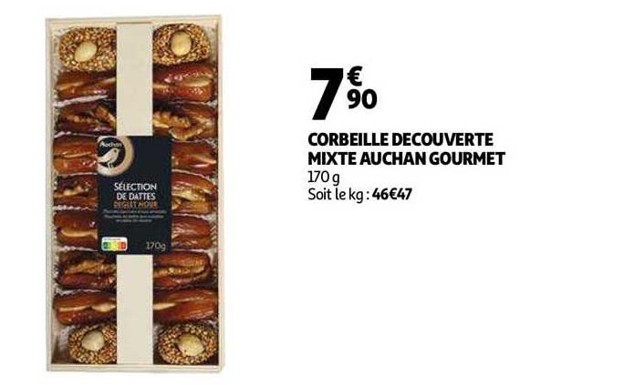 Corbeille Découverte Mixte Auchan Gourmet