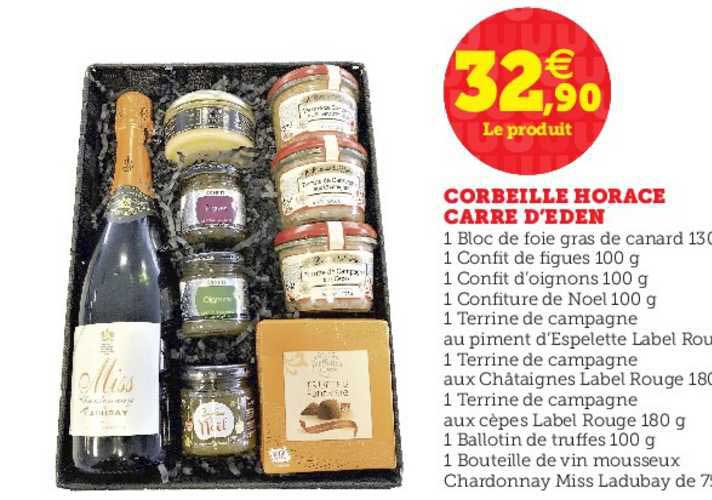 corbeille horace carré d'éden