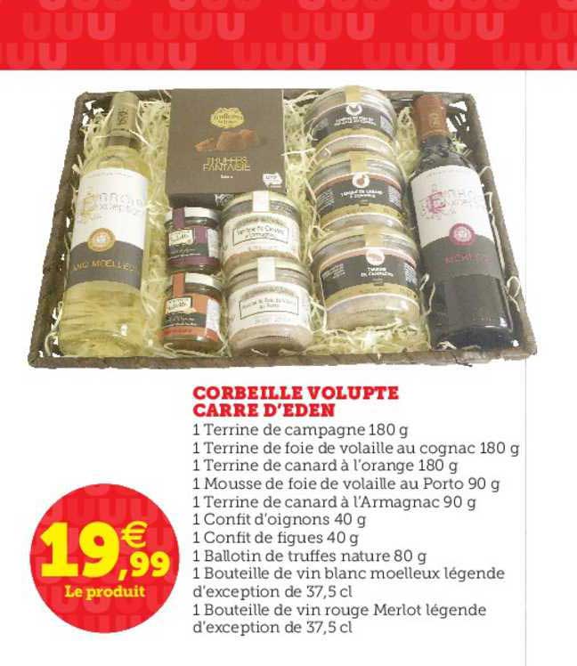 corbeille volupte carré d'éden