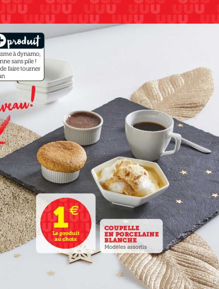 Coupelle En Porcelaine Blanche