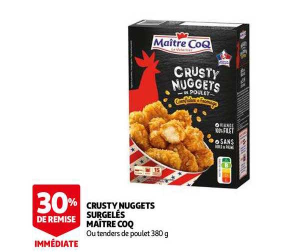 Crusty Nuggets Surgelés Maître Coq