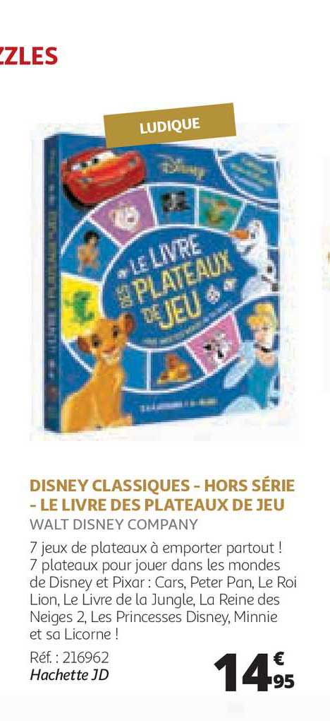 disney classiques - hors série- le livres des plateaux de jeu