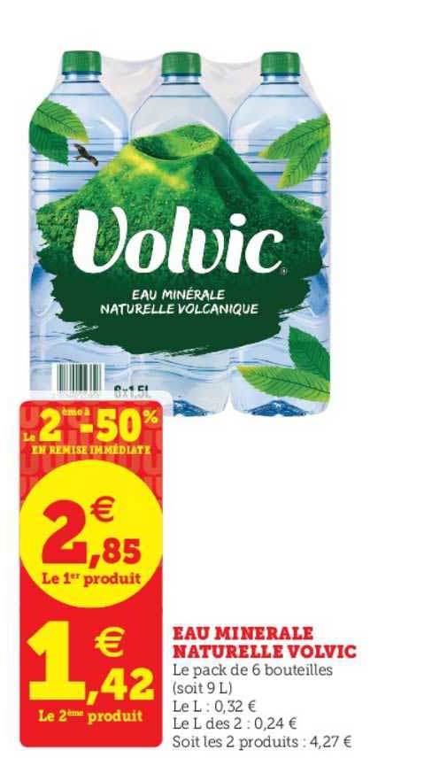eau mineral naturelle volvic