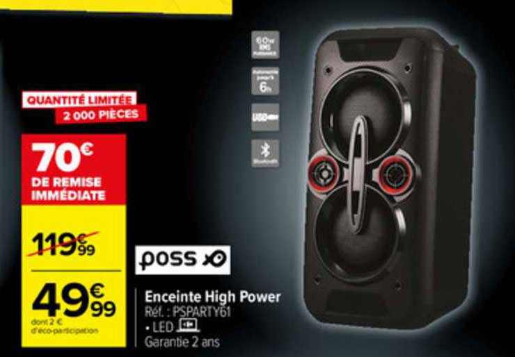 enceinte high power