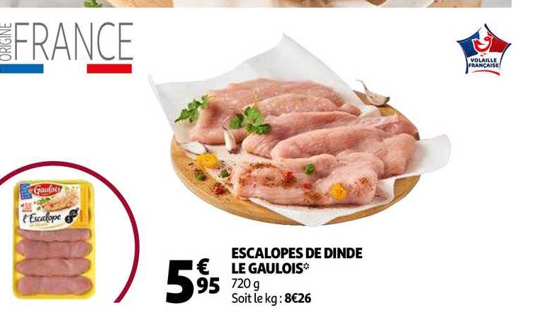 Escalopes De Dinde Le Gaulois