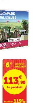 escapade délicieuse smartbox