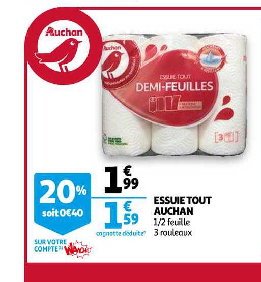 essuie tout auchan