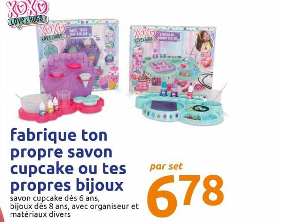 fabrique ton propre savon cupcake ou tes propres bijoux