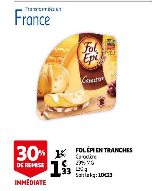 fol épi en tranches