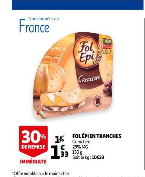 fol épi en tranches