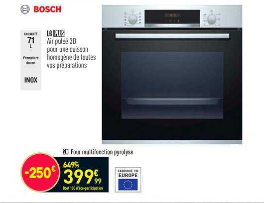 Four Multifonction Pyrolyse Bosch