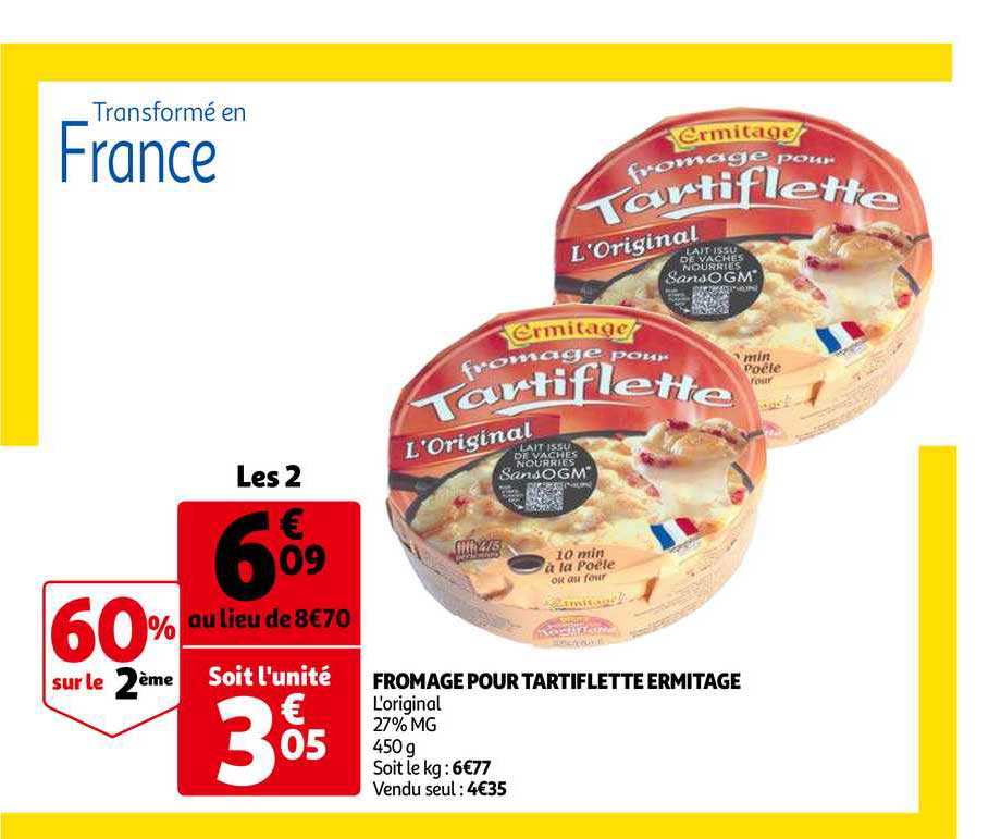 Fromage Pour Tartiflette Ermitage