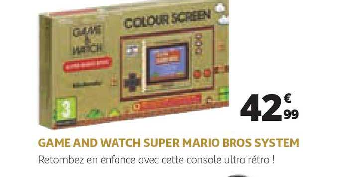 game and watch super mario bros system