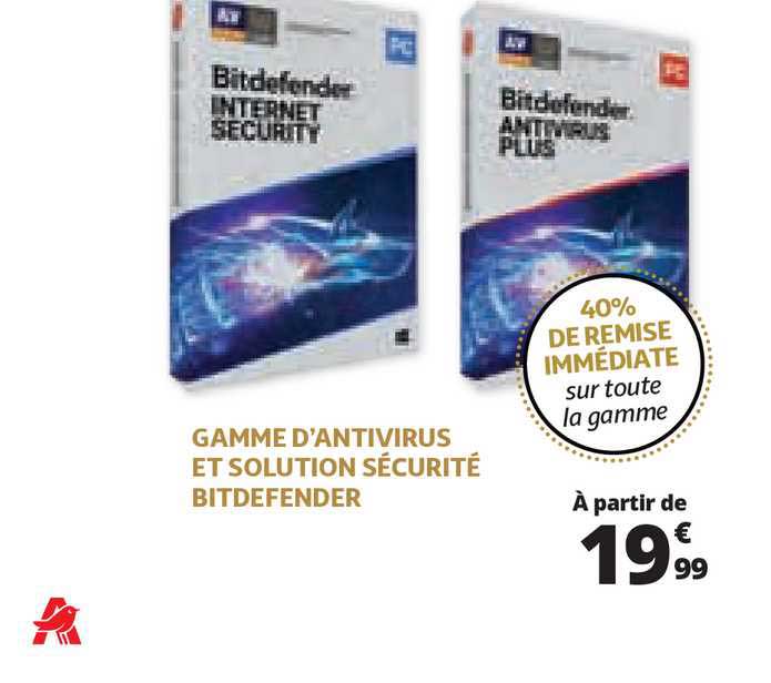 gamme d'antivirus et solution sécurité bitdefender