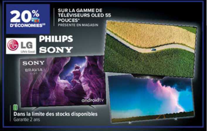 gamme de téléviseurs oled 55 pouces