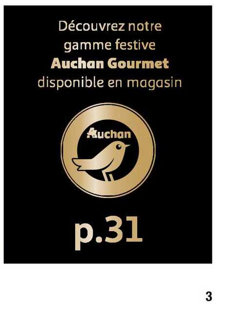 gamme festive auchan gourmet