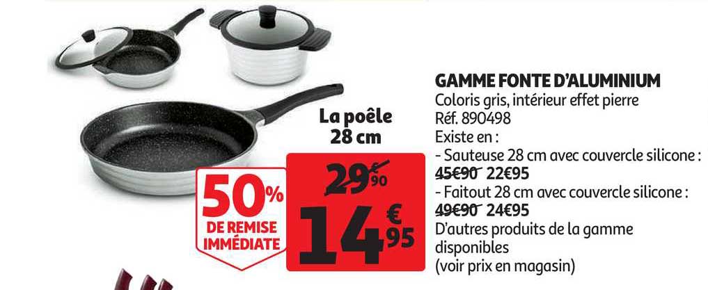 gamme fonte d'aluminium 50% de remise immédiate