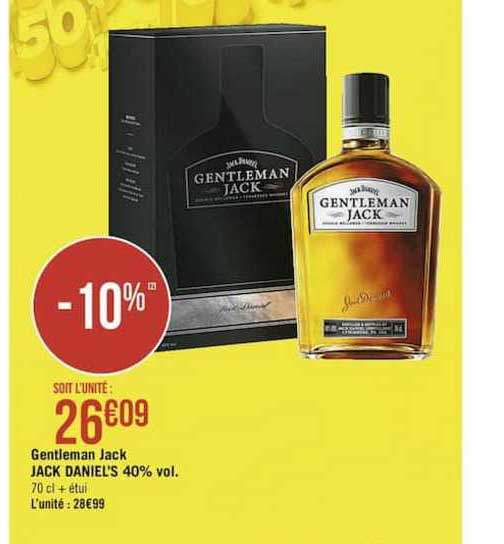 gentleman jack jack daniel's 40% vol