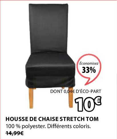 housse de chaise stretch tom